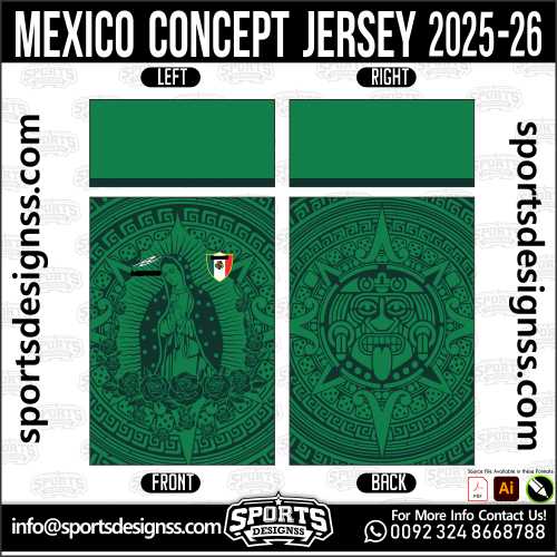 MEXICO CONCEPT JERSEY 2025-26, MEXICO CONCEPT JERSEY 2025-26. MEXICO CONCEPT JERSEY 2025-26, SPORTS DESIGNS CUSTOM SOCCER JERSEY, SPORTS DESIGNS CUSTOM SOCCER JERSEY SHIRT VECTOR, MEXICO CONCEPT JERSEY 2025-26. Sublimation Football Shirt Pattern, Soccer JERSEY Printing Files, Football Shirt Ai Files, Football Shirt Vector, Football Kit Vector, Sublimation Soccer JERSEY Printing Files, Print Ready Football Shirt CDR and Ai Files, Soccer JERSEY Design for Sublimation, MEXICO CONCEPT JERSEY 2025-26. This JERSEY is Available in PDF, Ai & CDR Format