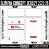 OLIMPIA CONCEPT JERSEY 2025-26, OLIMPIA CONCEPT JERSEY 2025-26. OLIMPIA CONCEPT JERSEY 2025-26, SPORTS DESIGNS CUSTOM SOCCER JERSEY, SPORTS DESIGNS CUSTOM SOCCER JERSEY SHIRT VECTOR, OLIMPIA CONCEPT JERSEY 2025-26. Sublimation Football Shirt Pattern, Soccer JERSEY Printing Files, Football Shirt Ai Files, Football Shirt Vector, Football Kit Vector, Sublimation Soccer JERSEY Printing Files, Print Ready Football Shirt CDR and Ai Files, Soccer JERSEY Design for Sublimation, OLIMPIA CONCEPT JERSEY 2025-26. This JERSEY is Available in PDF, Ai & CDR Format