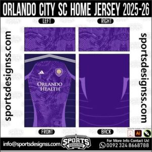 ORLANDO CITY SC HOME JERSEY 2025-26, ORLANDO CITY SC HOME JERSEY 2025-26. ORLANDO CITY SC HOME JERSEY 2025-26, SPORTS DESIGNS CUSTOM SOCCER JERSEY, SPORTS DESIGNS CUSTOM SOCCER JERSEY SHIRT VECTOR, ORLANDO CITY SC HOME JERSEY 2025-26. Sublimation Football Shirt Pattern, Soccer JERSEY Printing Files, Football Shirt Ai Files, Football Shirt Vector, Football Kit Vector, Sublimation Soccer JERSEY Printing Files, Print Ready Football Shirt CDR and Ai Files, Soccer JERSEY Design for Sublimation, ORLANDO CITY SC HOME JERSEY 2025-26. This JERSEY is Available in PDF, Ai & CDR Format