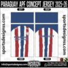 PARAGUAY APF CONCEPT JERSEY 2025-26, PARAGUAY APF CONCEPT JERSEY 2025-26. PARAGUAY APF CONCEPT JERSEY 2025-26, SPORTS DESIGNS CUSTOM SOCCER JERSEY, SPORTS DESIGNS CUSTOM SOCCER JERSEY SHIRT VECTOR, PARAGUAY APF CONCEPT JERSEY 2025-26. Sublimation Football Shirt Pattern, Soccer JERSEY Printing Files, Football Shirt Ai Files, Football Shirt Vector, Football Kit Vector, Sublimation Soccer JERSEY Printing Files, Print Ready Football Shirt CDR and Ai Files, Soccer JERSEY Design for Sublimation, PARAGUAY APF CONCEPT JERSEY 2025-26. This JERSEY is Available in PDF, Ai & CDR Format