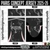 PARIS CONCEPT JERSEY 2025-26 , PARIS CONCEPT JERSEY 2025-26 . PARIS CONCEPT JERSEY 2025-26 , SPORTS DESIGNS CUSTOM SOCCER JERSEY, SPORTS DESIGNS CUSTOM SOCCER JERSEY SHIRT VECTOR, PARIS CONCEPT JERSEY 2025-26 . Sublimation Football Shirt Pattern, Soccer JERSEY Printing Files, Football Shirt Ai Files, Football Shirt Vector, Football Kit Vector, Sublimation Soccer JERSEY Printing Files, Print Ready Football Shirt CDR and Ai Files, Soccer JERSEY Design for Sublimation, PARIS CONCEPT JERSEY 2025-26 . This JERSEY is Available in PDF, Ai & CDR Format