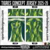 TIGRES CONCEPT JERSEY 2025-26, TIGRES CONCEPT JERSEY 2025-26. TIGRES CONCEPT JERSEY 2025-26, SPORTS DESIGNS CUSTOM SOCCER JERSEY, SPORTS DESIGNS CUSTOM SOCCER JERSEY SHIRT VECTOR, TIGRES CONCEPT JERSEY 2025-26. Sublimation Football Shirt Pattern, Soccer JERSEY Printing Files, Football Shirt Ai Files, Football Shirt Vector, Football Kit Vector, Sublimation Soccer JERSEY Printing Files, Print Ready Football Shirt CDR and Ai Files, Soccer JERSEY Design for Sublimation, TIGRES CONCEPT JERSEY 2025-26. This JERSEY is Available in PDF, Ai & CDR Format