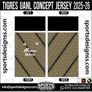 TIGRES UANL CONCEPT JERSEY 2025-26, TIGRES UANL CONCEPT JERSEY 2025-26. TIGRES UANL CONCEPT JERSEY 2025-26, SPORTS DESIGNS CUSTOM SOCCER JERSEY, SPORTS DESIGNS CUSTOM SOCCER JERSEY SHIRT VECTOR, TIGRES UANL CONCEPT JERSEY 2025-26. Sublimation Football Shirt Pattern, Soccer JERSEY Printing Files, Football Shirt Ai Files, Football Shirt Vector, Football Kit Vector, Sublimation Soccer JERSEY Printing Files, Print Ready Football Shirt CDR and Ai Files, Soccer JERSEY Design for Sublimation, TIGRES UANL CONCEPT JERSEY 2025-26. This JERSEY is Available in PDF, Ai & CDR Format