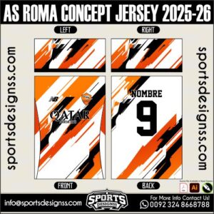 AS ROMA CONCEPT JERSEY 2025-26. AS ROMA CONCEPT JERSEY 2025-26, AS ROMA CONCEPT JERSEY 2025-26.AS ROMA CONCEPT JERSEY 2025-26, AS ROMA CONCEPT JERSEY 2025-26, AS ROMA CONCEPT JERSEY 2025-26 SHIRT VECTOR, NEW AS ROMA CONCEPT JERSEY 2025-26 2022/23. Sublimation Football Shirt Pattern, Soccer JERSEY Printing Files, Football Shirt Ai Files, Football Shirt Vector, Football Kit Vector, Sublimation Soccer JERSEY Printing Files,