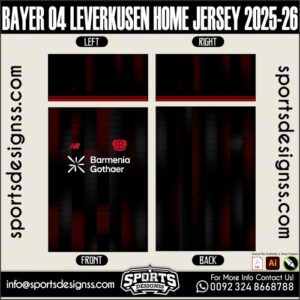 BAYER 04 LEVERKUSEN HOME JERSEY 2025-26. BAYER 04 LEVERKUSEN HOME JERSEY 2025-26, BAYER 04 LEVERKUSEN HOME JERSEY 2025-26.BAYER 04 LEVERKUSEN HOME JERSEY 2025-26, BAYER 04 LEVERKUSEN HOME JERSEY 2025-26, BAYER 04 LEVERKUSEN HOME JERSEY 2025-26 SHIRT VECTOR, NEW BAYER 04 LEVERKUSEN HOME JERSEY 2025-26 2022/23. Sublimation Football Shirt Pattern, Soccer JERSEY Printing Files, Football Shirt Ai Files, Football Shirt Vector, Football Kit Vector, Sublimation Soccer JERSEY Printing Files,