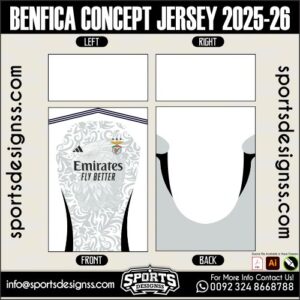BENFICA CONCEPT JERSEY 2025-26. BENFICA CONCEPT JERSEY 2025-26, BENFICA CONCEPT JERSEY 2025-26.BENFICA CONCEPT JERSEY 2025-26, BENFICA CONCEPT JERSEY 2025-26, BENFICA CONCEPT JERSEY 2025-26 SHIRT VECTOR, NEW BENFICA CONCEPT JERSEY 2025-26 2022/23. Sublimation Football Shirt Pattern, Soccer JERSEY Printing Files, Football Shirt Ai Files, Football Shirt Vector, Football Kit Vector, Sublimation Soccer JERSEY Printing Files,