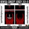 BENFICA CONCEPT JERSEY 2025-26. BENFICA CONCEPT JERSEY 2025-26, BENFICA CONCEPT JERSEY 2025-26.BENFICA CONCEPT JERSEY 2025-26, BENFICA CONCEPT JERSEY 2025-26, BENFICA CONCEPT JERSEY 2025-26 SHIRT VECTOR, NEW BENFICA CONCEPT JERSEY 2025-26 2022/23. Sublimation Football Shirt Pattern, Soccer JERSEY Printing Files, Football Shirt Ai Files, Football Shirt Vector, Football Kit Vector, Sublimation Soccer JERSEY Printing Files,