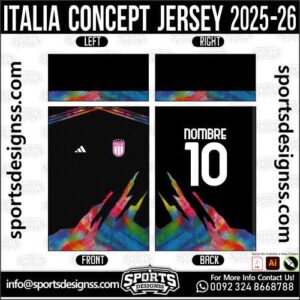 ITALIA CONCEPT JERSEY 2025-26. ITALIA CONCEPT JERSEY 2025-26, ITALIA CONCEPT JERSEY 2025-26.ITALIA CONCEPT JERSEY 2025-26, ITALIA CONCEPT JERSEY 2025-26, ITALIA CONCEPT JERSEY 2025-26 SHIRT VECTOR, NEW ITALIA CONCEPT JERSEY 2025-26 2022/23. Sublimation Football Shirt Pattern, Soccer JERSEY Printing Files, Football Shirt Ai Files, Football Shirt Vector, Football Kit Vector, Sublimation Soccer JERSEY Printing Files,