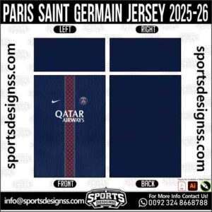 PARIS SAINT GERMAIN JERSEY 2025-26. PARIS SAINT GERMAIN JERSEY 2025-26, PARIS SAINT GERMAIN JERSEY 2025-26.PARIS SAINT GERMAIN JERSEY 2025-26, PARIS SAINT GERMAIN JERSEY 2025-26, PARIS SAINT GERMAIN JERSEY 2025-26 SHIRT VECTOR, NEW PARIS SAINT GERMAIN JERSEY 2025-26 2022/23. Sublimation Football Shirt Pattern, Soccer JERSEY Printing Files, Football Shirt Ai Files, Football Shirt Vector, Football Kit Vector, Sublimation Soccer JERSEY Printing Files,