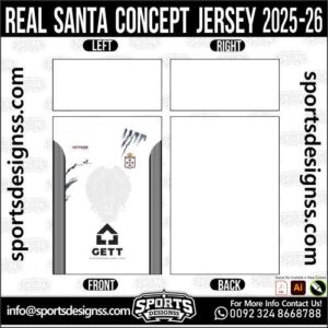 REAL SANTA CONCEPT JERSEY 2025-26. REAL SANTA CONCEPT JERSEY 2025-26, REAL SANTA CONCEPT JERSEY 2025-26.REAL SANTA CONCEPT JERSEY 2025-26, REAL SANTA CONCEPT JERSEY 2025-26, REAL SANTA CONCEPT JERSEY 2025-26 SHIRT VECTOR, NEW REAL SANTA CONCEPT JERSEY 2025-26 2022/23. Sublimation Football Shirt Pattern, Soccer JERSEY Printing Files, Football Shirt Ai Files, Football Shirt Vector, Football Kit Vector, Sublimation Soccer JERSEY Printing Files,