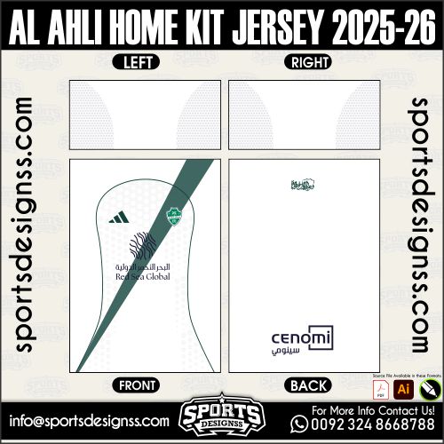 AL AHLI HOME KIT JERSEY 2025-26. AL AHLI HOME KIT JERSEY 2025-26, AL AHLI HOME KIT JERSEY 2025-26.AL AHLI HOME KIT JERSEY 2025-26, AL AHLI HOME KIT JERSEY 2025-26, AL AHLI HOME KIT JERSEY 2025-26 SHIRT VECTOR, NEW AL AHLI HOME KIT JERSEY 2025-26 2022/23. Sublimation Football Shirt Pattern, Soccer JERSEY Printing Files, Football Shirt Ai Files, Football Shirt Vector, Football Kit Vector, Sublimation Soccer JERSEY Printing Files,