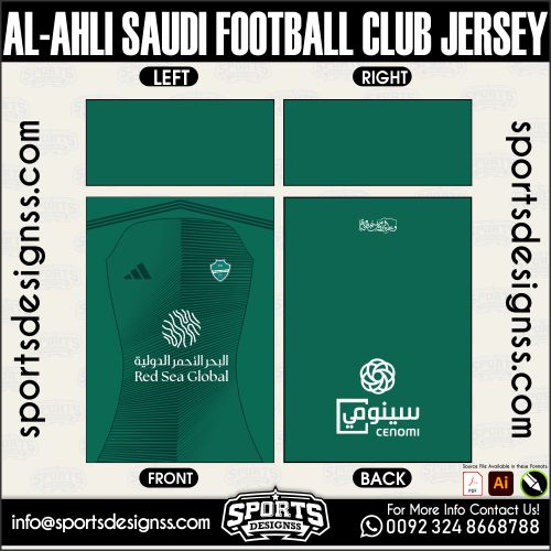 AL-AHLI SAUDI FOOTBALL CLUB JERSEY. AL-AHLI SAUDI FOOTBALL CLUB JERSEY, AL-AHLI SAUDI FOOTBALL CLUB JERSEY.AL-AHLI SAUDI FOOTBALL CLUB JERSEY, AL-AHLI SAUDI FOOTBALL CLUB JERSEY, AL-AHLI SAUDI FOOTBALL CLUB JERSEY SHIRT VECTOR, NEW AL-AHLI SAUDI FOOTBALL CLUB JERSEY 2022/23. Sublimation Football Shirt Pattern, Soccer JERSEY Printing Files, Football Shirt Ai Files, Football Shirt Vector, Football Kit Vector, Sublimation Soccer JERSEY Printing Files,