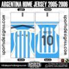 ARGENTINA HOME JERSEY 2005-2006. ARGENTINA HOME JERSEY 2005-2006, ARGENTINA HOME JERSEY 2005-2006.ARGENTINA HOME JERSEY 2005-2006, ARGENTINA HOME JERSEY 2005-2006, ARGENTINA HOME JERSEY 2005-2006 SHIRT VECTOR, NEW ARGENTINA HOME JERSEY 2005-2006 2022/23. Sublimation Football Shirt Pattern, Soccer JERSEY Printing Files, Football Shirt Ai Files, Football Shirt Vector, Football Kit Vector, Sublimation Soccer JERSEY Printing Files,
