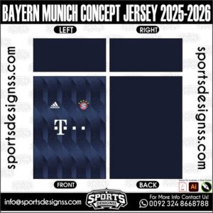 BAYERN MUNICH CONCEPT JERSEY 2025-2026. BAYERN MUNICH CONCEPT JERSEY 2025-2026, BAYERN MUNICH CONCEPT JERSEY 2025-2026.BAYERN MUNICH CONCEPT JERSEY 2025-2026, BAYERN MUNICH CONCEPT JERSEY 2025-2026, BAYERN MUNICH CONCEPT JERSEY 2025-2026 SHIRT VECTOR, NEW BAYERN MUNICH CONCEPT JERSEY 2025-2026 2022/23. Sublimation Football Shirt Pattern, Soccer JERSEY Printing Files, Football Shirt Ai Files, Football Shirt Vector, Football Kit Vector, Sublimation Soccer JERSEY Printing Files,
