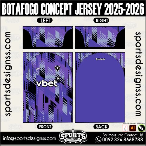 BOTAFOGO CONCEPT JERSEY 2025-2026. BOTAFOGO CONCEPT JERSEY 2025-2026, BOTAFOGO CONCEPT JERSEY 2025-2026.BOTAFOGO CONCEPT JERSEY 2025-2026, BOTAFOGO CONCEPT JERSEY 2025-2026, BOTAFOGO CONCEPT JERSEY 2025-2026 SHIRT VECTOR, NEW BOTAFOGO CONCEPT JERSEY 2025-2026 2022/23. Sublimation Football Shirt Pattern, Soccer JERSEY Printing Files, Football Shirt Ai Files, Football Shirt Vector, Football Kit Vector, Sublimation Soccer JERSEY Printing Files,