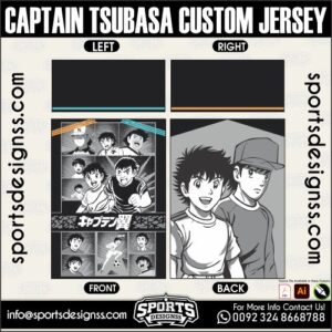 CAPTAIN TSUBASA CUSTOM JERSEY. CAPTAIN TSUBASA CUSTOM JERSEY, CAPTAIN TSUBASA CUSTOM JERSEY.CAPTAIN TSUBASA CUSTOM JERSEY, CAPTAIN TSUBASA CUSTOM JERSEY, CAPTAIN TSUBASA CUSTOM JERSEY SHIRT VECTOR, NEW CAPTAIN TSUBASA CUSTOM JERSEY 2022/23. Sublimation Football Shirt Pattern, Soccer JERSEY Printing Files, Football Shirt Ai Files, Football Shirt Vector, Football Kit Vector, Sublimation Soccer JERSEY Printing Files,