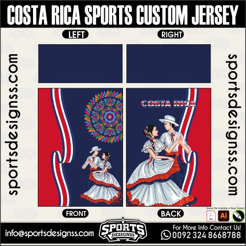 COSTA RICA SPORTS CUSTOM JERSEY. COSTA RICA SPORTS CUSTOM JERSEY, COSTA RICA SPORTS CUSTOM JERSEY.COSTA RICA SPORTS CUSTOM JERSEY, COSTA RICA SPORTS CUSTOM JERSEY, COSTA RICA SPORTS CUSTOM JERSEY SHIRT VECTOR, NEW COSTA RICA SPORTS CUSTOM JERSEY 2022/23. Sublimation Football Shirt Pattern, Soccer JERSEY Printing Files, Football Shirt Ai Files, Football Shirt Vector, Football Kit Vector, Sublimation Soccer JERSEY Printing Files,
