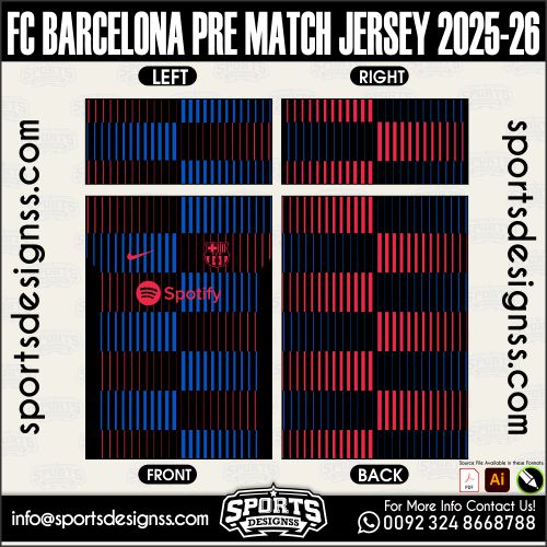 FC BARCELONA PRE MATCH JERSEY 2025-26. FC BARCELONA PRE MATCH JERSEY 2025-26, FC BARCELONA PRE MATCH JERSEY 2025-26.FC BARCELONA PRE MATCH JERSEY 2025-26, FC BARCELONA PRE MATCH JERSEY 2025-26, FC BARCELONA PRE MATCH JERSEY 2025-26 SHIRT VECTOR, NEW FC BARCELONA PRE MATCH JERSEY 2025-26 2022/23. Sublimation Football Shirt Pattern, Soccer JERSEY Printing Files, Football Shirt Ai Files, Football Shirt Vector, Football Kit Vector, Sublimation Soccer JERSEY Printing Files,