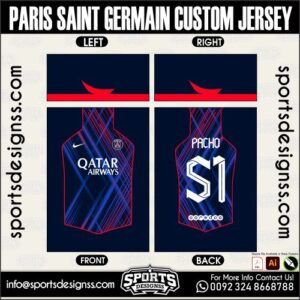 PARIS SAINT GERMAIN CUSTOM JERSEY. PARIS SAINT GERMAIN CUSTOM JERSEY, PARIS SAINT GERMAIN CUSTOM JERSEY.PARIS SAINT GERMAIN CUSTOM JERSEY, PARIS SAINT GERMAIN CUSTOM JERSEY, PARIS SAINT GERMAIN CUSTOM JERSEY SHIRT VECTOR, NEW PARIS SAINT GERMAIN CUSTOM JERSEY 2022/23. Sublimation Football Shirt Pattern, Soccer JERSEY Printing Files, Football Shirt Ai Files, Football Shirt Vector, Football Kit Vector, Sublimation Soccer JERSEY Printing Files,