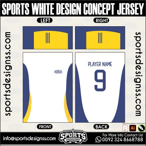 SPORTS WHITE DESIGN CONCEPT JERSEY. SPORTS WHITE DESIGN CONCEPT JERSEY, SPORTS WHITE DESIGN CONCEPT JERSEY.SPORTS WHITE DESIGN CONCEPT JERSEY, SPORTS WHITE DESIGN CONCEPT JERSEY, SPORTS WHITE DESIGN CONCEPT JERSEY SHIRT VECTOR, NEW SPORTS WHITE DESIGN CONCEPT JERSEY 2022/23. Sublimation Football Shirt Pattern, Soccer JERSEY Printing Files, Football Shirt Ai Files, Football Shirt Vector, Football Kit Vector, Sublimation Soccer JERSEY Printing Files,
