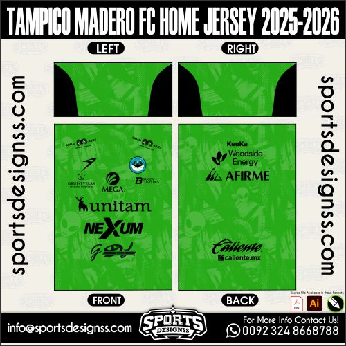 TAMPICO MADERO FC HOME JERSEY 2025-2026. TAMPICO MADERO FC HOME JERSEY 2025-2026, TAMPICO MADERO FC HOME JERSEY 2025-2026.TAMPICO MADERO FC HOME JERSEY 2025-2026, TAMPICO MADERO FC HOME JERSEY 2025-2026, TAMPICO MADERO FC HOME JERSEY 2025-2026 SHIRT VECTOR, NEW TAMPICO MADERO FC HOME JERSEY 2025-2026 2022/23. Sublimation Football Shirt Pattern, Soccer JERSEY Printing Files, Football Shirt Ai Files, Football Shirt Vector, Football Kit Vector, Sublimation Soccer JERSEY Printing Files,