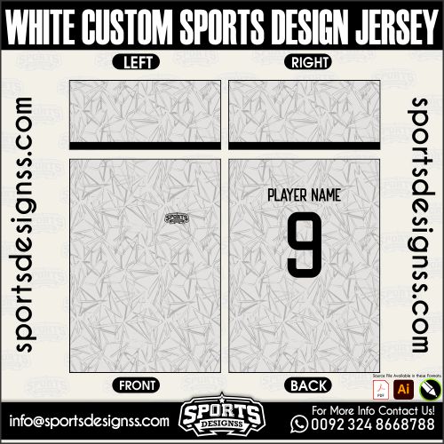 WHITE CUSTOM SPORTS DESIGN JERSEY. WHITE CUSTOM SPORTS DESIGN JERSEY, WHITE CUSTOM SPORTS DESIGN JERSEY.WHITE CUSTOM SPORTS DESIGN JERSEY, WHITE CUSTOM SPORTS DESIGN JERSEY, WHITE CUSTOM SPORTS DESIGN JERSEY SHIRT VECTOR, NEW WHITE CUSTOM SPORTS DESIGN JERSEY 2022/23. Sublimation Football Shirt Pattern, Soccer JERSEY Printing Files, Football Shirt Ai Files, Football Shirt Vector, Football Kit Vector, Sublimation Soccer JERSEY Printing Files,