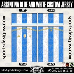 ARGENTINA BLUE AND WHITE CUSTOM JERSEY, ARGENTINA BLUE AND WHITE CUSTOM JERSEY. ARGENTINA BLUE AND WHITE CUSTOM JERSEY, SPORTS DESIGNS CUSTOM SOCCER JERSEY, SPORTS DESIGNS CUSTOM SOCCER JERSEY SHIRT VECTOR, ARGENTINA BLUE AND WHITE CUSTOM JERSEY. Sublimation Football Shirt Pattern, Soccer JERSEY Printing Files, Football Shirt Ai Files, Football Shirt Vector, Football Kit Vector, Sublimation Soccer JERSEY Printing Files, Print Ready Football Shirt CDR and Ai Files, Soccer JERSEY Design for Sublimation, ARGENTINA BLUE AND WHITE CUSTOM JERSEY. This JERSEY is Available in PDF, Ai & CDR Format