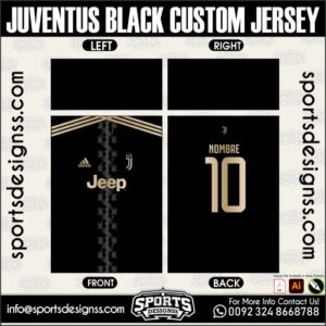 JUVENTUS BLACK CUSTOM JERSEY, JUVENTUS BLACK CUSTOM JERSEY. JUVENTUS BLACK CUSTOM JERSEY, SPORTS DESIGNS CUSTOM SOCCER JERSEY, SPORTS DESIGNS CUSTOM SOCCER JERSEY SHIRT VECTOR, JUVENTUS BLACK CUSTOM JERSEY. Sublimation Football Shirt Pattern, Soccer JERSEY Printing Files, Football Shirt Ai Files, Football Shirt Vector, Football Kit Vector, Sublimation Soccer JERSEY Printing Files, Print Ready Football Shirt CDR and Ai Files, Soccer JERSEY Design for Sublimation, JUVENTUS BLACK CUSTOM JERSEY. This JERSEY is Available in PDF, Ai & CDR Format