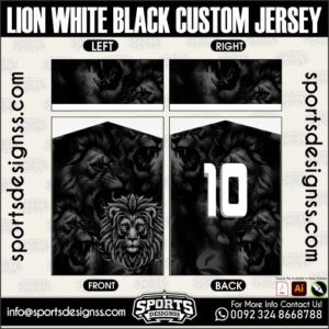 LION WHITE BLACK CUSTOM JERSEY, LION WHITE BLACK CUSTOM JERSEY. LION WHITE BLACK CUSTOM JERSEY, SPORTS DESIGNS CUSTOM SOCCER JERSEY, SPORTS DESIGNS CUSTOM SOCCER JERSEY SHIRT VECTOR, LION WHITE BLACK CUSTOM JERSEY. Sublimation Football Shirt Pattern, Soccer JERSEY Printing Files, Football Shirt Ai Files, Football Shirt Vector, Football Kit Vector, Sublimation Soccer JERSEY Printing Files, Print Ready Football Shirt CDR and Ai Files, Soccer JERSEY Design for Sublimation, LION WHITE BLACK CUSTOM JERSEY. This JERSEY is Available in PDF, Ai & CDR Format