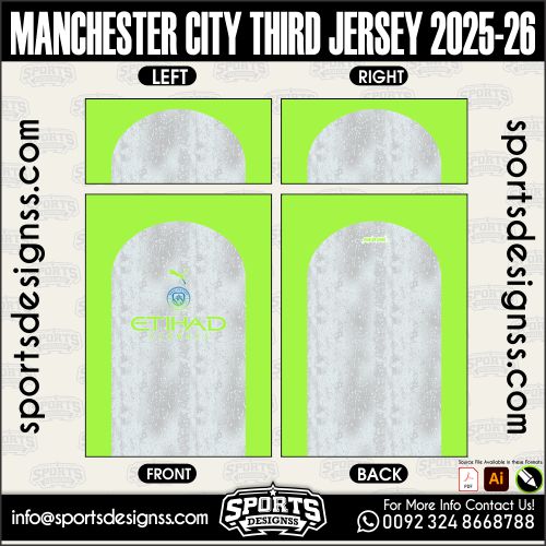 MANCHESTER CITY THIRD JERSEY 2025-26, MANCHESTER CITY THIRD JERSEY 2025-26. MANCHESTER CITY THIRD JERSEY 2025-26, SPORTS DESIGNS CUSTOM SOCCER JERSEY, SPORTS DESIGNS CUSTOM SOCCER JERSEY SHIRT VECTOR, MANCHESTER CITY THIRD JERSEY 2025-26. Sublimation Football Shirt Pattern, Soccer JERSEY Printing Files, Football Shirt Ai Files, Football Shirt Vector, Football Kit Vector, Sublimation Soccer JERSEY Printing Files, Print Ready Football Shirt CDR and Ai Files, Soccer JERSEY Design for Sublimation, MANCHESTER CITY THIRD JERSEY 2025-26. This JERSEY is Available in PDF, Ai & CDR Format