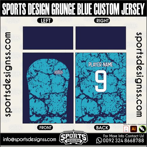 SPORTS DESIGN GRUNGE BLUE CUSTOM JERSEY. SPORTS DESIGN GRUNGE BLUE CUSTOM JERSEY, SPORTS DESIGN GRUNGE BLUE CUSTOM JERSEY.SPORTS DESIGN GRUNGE BLUE CUSTOM JERSEY, SPORTS DESIGN GRUNGE BLUE CUSTOM JERSEY, SPORTS DESIGN GRUNGE BLUE CUSTOM JERSEY SHIRT VECTOR, NEW SPORTS DESIGN GRUNGE BLUE CUSTOM JERSEY 2022/23. Sublimation Football Shirt Pattern, Soccer JERSEY Printing Files, Football Shirt Ai Files, Football Shirt Vector, Football Kit Vector, Sublimation Soccer JERSEY Printing Files,