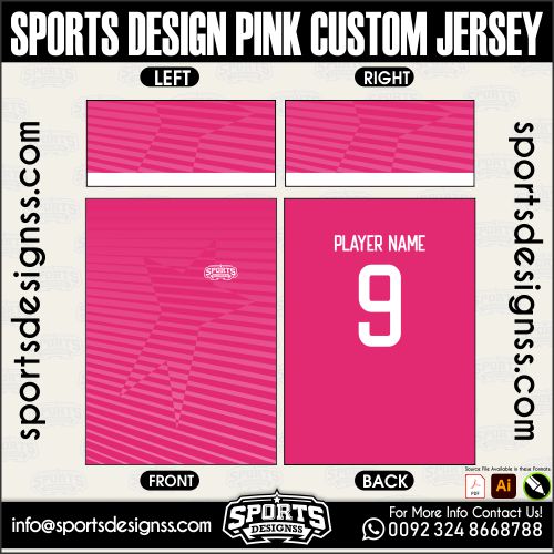 SPORTS DESIGN PINK CUSTOM JERSEY. SPORTS DESIGN PINK CUSTOM JERSEY, SPORTS DESIGN PINK CUSTOM JERSEY.SPORTS DESIGN PINK CUSTOM JERSEY, SPORTS DESIGN PINK CUSTOM JERSEY, SPORTS DESIGN PINK CUSTOM JERSEY SHIRT VECTOR, NEW SPORTS DESIGN PINK CUSTOM JERSEY 2022/23. Sublimation Football Shirt Pattern, Soccer JERSEY Printing Files, Football Shirt Ai Files, Football Shirt Vector, Football Kit Vector, Sublimation Soccer JERSEY Printing Files,