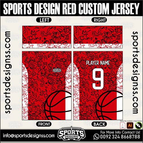 SPORTS DESIGN RED CUSTOM JERSEY. SPORTS DESIGN RED CUSTOM JERSEY, SPORTS DESIGN RED CUSTOM JERSEY.SPORTS DESIGN RED CUSTOM JERSEY, SPORTS DESIGN RED CUSTOM JERSEY, SPORTS DESIGN RED CUSTOM JERSEY SHIRT VECTOR, NEW SPORTS DESIGN RED CUSTOM JERSEY 2022/23. Sublimation Football Shirt Pattern, Soccer JERSEY Printing Files, Football Shirt Ai Files, Football Shirt Vector, Football Kit Vector, Sublimation Soccer JERSEY Printing Files,