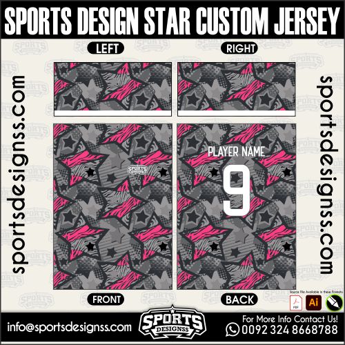 SPORTS DESIGN STAR CUSTOM JERSEY, SPORTS DESIGN STAR CUSTOM JERSEY. SPORTS DESIGN STAR CUSTOM JERSEY, SPORTS DESIGNS CUSTOM SOCCER JERSEY, SPORTS DESIGNS CUSTOM SOCCER JERSEY SHIRT VECTOR, SPORTS DESIGN STAR CUSTOM JERSEY. Sublimation Football Shirt Pattern, Soccer JERSEY Printing Files, Football Shirt Ai Files, Football Shirt Vector, Football Kit Vector, Sublimation Soccer JERSEY Printing Files, Print Ready Football Shirt CDR and Ai Files, Soccer JERSEY Design for Sublimation, SPORTS DESIGN STAR CUSTOM JERSEY. This JERSEY is Available in PDF, Ai & CDR Format