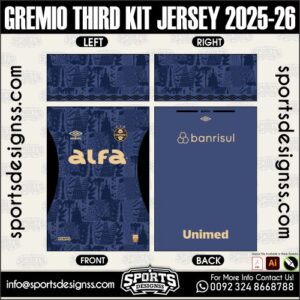 GREMIO THIRD KIT JERSEY 2025-26, GREMIO THIRD KIT JERSEY 2025-26. GREMIO THIRD KIT JERSEY 2025-26, SPORTS DESIGNS CUSTOM SOCCER JERSEY, SPORTS DESIGNS CUSTOM SOCCER JERSEY SHIRT VECTOR, GREMIO THIRD KIT JERSEY 2025-26. Sublimation Football Shirt Pattern, Soccer JERSEY Printing Files, Football Shirt Ai Files, Football Shirt Vector, Football Kit Vector, Sublimation Soccer JERSEY Printing Files, Print Ready Football Shirt CDR and Ai Files, Soccer JERSEY Design for Sublimation, GREMIO THIRD KIT JERSEY 2025-26. This JERSEY is Available in PDF, Ai & CDR Format