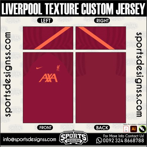 LIVERPOOL TEXTURE CUSTOM JERSEY, LIVERPOOL TEXTURE CUSTOM JERSEY. LIVERPOOL TEXTURE CUSTOM JERSEY, SPORTS DESIGNS CUSTOM SOCCER JERSEY, SPORTS DESIGNS CUSTOM SOCCER JERSEY SHIRT VECTOR, LIVERPOOL TEXTURE CUSTOM JERSEY. Sublimation Football Shirt Pattern, Soccer JERSEY Printing Files, Football Shirt Ai Files, Football Shirt Vector, Football Kit Vector, Sublimation Soccer JERSEY Printing Files, Print Ready Football Shirt CDR and Ai Files, Soccer JERSEY Design for Sublimation, LIVERPOOL TEXTURE CUSTOM JERSEY. This JERSEY is Available in PDF, Ai & CDR Format