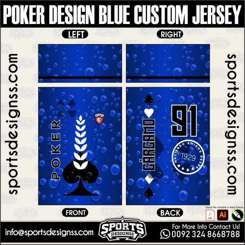 POKER DESIGN BLUE CUSTOM JERSEY, POKER DESIGN BLUE CUSTOM JERSEY. POKER DESIGN BLUE CUSTOM JERSEY, SPORTS DESIGNS CUSTOM SOCCER JERSEY, SPORTS DESIGNS CUSTOM SOCCER JERSEY SHIRT VECTOR, POKER DESIGN BLUE CUSTOM JERSEY. Sublimation Football Shirt Pattern, Soccer JERSEY Printing Files, Football Shirt Ai Files, Football Shirt Vector, Football Kit Vector, Sublimation Soccer JERSEY Printing Files, Print Ready Football Shirt CDR and Ai Files, Soccer JERSEY Design for Sublimation, POKER DESIGN BLUE CUSTOM JERSEY. This JERSEY is Available in PDF, Ai & CDR Format