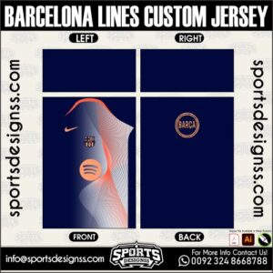 BARCELONA LINES CUSTOM JERSEY, BARCELONA LINES CUSTOM JERSEY. BARCELONA LINES CUSTOM JERSEY, SPORTS DESIGNS CUSTOM SOCCER JERSEY, SPORTS DESIGNS CUSTOM SOCCER JERSEY SHIRT VECTOR, BARCELONA LINES CUSTOM JERSEY. Sublimation Football Shirt Pattern, Soccer JERSEY Printing Files, Football Shirt Ai Files, Football Shirt Vector, Football Kit Vector, Sublimation Soccer JERSEY Printing Files, Print Ready Football Shirt CDR and Ai Files, Soccer JERSEY Design for Sublimation, BARCELONA LINES CUSTOM JERSEY. This JERSEY is Available in PDF, Ai & CDR Format