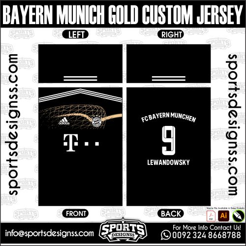 BAYERN MUNICH GOLD CUSTOM JERSEY. BAYERN MUNICH GOLD CUSTOM JERSEY, BAYERN MUNICH GOLD CUSTOM JERSEY.BAYERN MUNICH GOLD CUSTOM JERSEY, BAYERN MUNICH GOLD CUSTOM JERSEY, BAYERN MUNICH GOLD CUSTOM JERSEY SHIRT VECTOR, NEW BAYERN MUNICH GOLD CUSTOM JERSEY 2022/23. Sublimation Football Shirt Pattern, Soccer JERSEY Printing Files, Football Shirt Ai Files, Football Shirt Vector, Football Kit Vector, Sublimation Soccer JERSEY Printing Files,