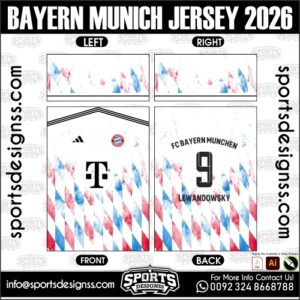 BAYERN MUNICH JERSEY 2026. BAYERN MUNICH JERSEY 2026, BAYERN MUNICH JERSEY 2026.BAYERN MUNICH JERSEY 2026, BAYERN MUNICH JERSEY 2026, BAYERN MUNICH JERSEY 2026 SHIRT VECTOR, NEW BAYERN MUNICH JERSEY 2026 2022/23. Sublimation Football Shirt Pattern, Soccer JERSEY Printing Files, Football Shirt Ai Files, Football Shirt Vector, Football Kit Vector, Sublimation Soccer JERSEY Printing Files,