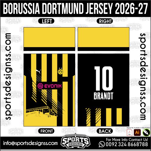 BORUSSIA DORTMUND JERSEY 2026-27. BORUSSIA DORTMUND JERSEY 2026-27, BORUSSIA DORTMUND JERSEY 2026-27.BORUSSIA DORTMUND JERSEY 2026-27, BORUSSIA DORTMUND JERSEY 2026-27, BORUSSIA DORTMUND JERSEY 2026-27 SHIRT VECTOR, NEW BORUSSIA DORTMUND JERSEY 2026-27 2022/23. Sublimation Football Shirt Pattern, Soccer JERSEY Printing Files, Football Shirt Ai Files, Football Shirt Vector, Football Kit Vector, Sublimation Soccer JERSEY Printing Files,