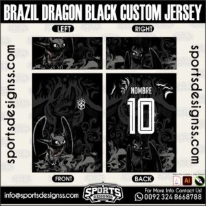 BRAZIL DRAGON BLACK CUSTOM JERSEY, BRAZIL DRAGON BLACK CUSTOM JERSEY. BRAZIL DRAGON BLACK CUSTOM JERSEY, SPORTS DESIGNS CUSTOM SOCCER JERSEY, SPORTS DESIGNS CUSTOM SOCCER JERSEY SHIRT VECTOR, BRAZIL DRAGON BLACK CUSTOM JERSEY. Sublimation Football Shirt Pattern, Soccer JERSEY Printing Files, Football Shirt Ai Files, Football Shirt Vector, Football Kit Vector, Sublimation Soccer JERSEY Printing Files, Print Ready Football Shirt CDR and Ai Files, Soccer JERSEY Design for Sublimation, BRAZIL DRAGON BLACK CUSTOM JERSEY. This JERSEY is Available in PDF, Ai & CDR Format