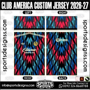 CLUB AMERICA CUSTOM JERSEY 2026-27. CLUB AMERICA CUSTOM JERSEY 2026-27, CLUB AMERICA CUSTOM JERSEY 2026-27.CLUB AMERICA CUSTOM JERSEY 2026-27, CLUB AMERICA CUSTOM JERSEY 2026-27, CLUB AMERICA CUSTOM JERSEY 2026-27 SHIRT VECTOR, NEW CLUB AMERICA CUSTOM JERSEY 2026-27 2022/23. Sublimation Football Shirt Pattern, Soccer JERSEY Printing Files, Football Shirt Ai Files, Football Shirt Vector, Football Kit Vector, Sublimation Soccer JERSEY Printing Files,