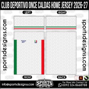 CLUB DEPORTIVO ONCE CALDAS HOME JERSEY 2026-27. CLUB DEPORTIVO ONCE CALDAS HOME JERSEY 2026-27, CLUB DEPORTIVO ONCE CALDAS HOME JERSEY 2026-27.CLUB DEPORTIVO ONCE CALDAS HOME JERSEY 2026-27, CLUB DEPORTIVO ONCE CALDAS HOME JERSEY 2026-27, CLUB DEPORTIVO ONCE CALDAS HOME JERSEY 2026-27 SHIRT VECTOR, NEW CLUB DEPORTIVO ONCE CALDAS HOME JERSEY 2026-27 2022/23. Sublimation Football Shirt Pattern, Soccer JERSEY Printing Files, Football Shirt Ai Files, Football Shirt Vector, Football Kit Vector, Sublimation Soccer JERSEY Printing Files,