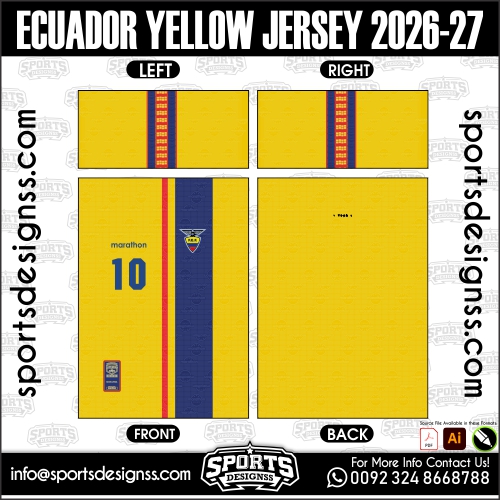 ECUADOR YELLOW JERSEY 2026-27. ECUADOR YELLOW JERSEY 2026-27, ECUADOR YELLOW JERSEY 2026-27.ECUADOR YELLOW JERSEY 2026-27, ECUADOR YELLOW JERSEY 2026-27, ECUADOR YELLOW JERSEY 2026-27 SHIRT VECTOR, NEW ECUADOR YELLOW JERSEY 2026-27 2022/23. Sublimation Football Shirt Pattern, Soccer JERSEY Printing Files, Football Shirt Ai Files, Football Shirt Vector, Football Kit Vector, Sublimation Soccer JERSEY Printing Files,