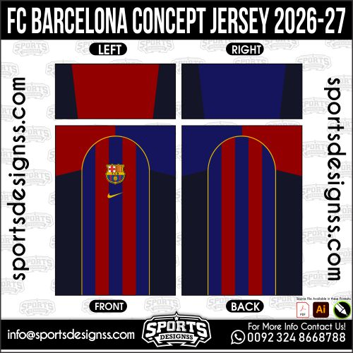 FC BARCELONA CONCEPT JERSEY 2026-27. FC BARCELONA CONCEPT JERSEY 2026-27, FC BARCELONA CONCEPT JERSEY 2026-27.FC BARCELONA CONCEPT JERSEY 2026-27, FC BARCELONA CONCEPT JERSEY 2026-27, FC BARCELONA CONCEPT JERSEY 2026-27 SHIRT VECTOR, NEW FC BARCELONA CONCEPT JERSEY 2026-27 2022/23. Sublimation Football Shirt Pattern, Soccer JERSEY Printing Files, Football Shirt Ai Files, Football Shirt Vector, Football Kit Vector, Sublimation Soccer JERSEY Printing Files,