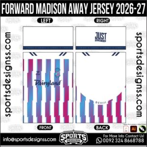FORWARD MADISON AWAY JERSEY 2026-27. FORWARD MADISON AWAY JERSEY 2026-27, FORWARD MADISON AWAY JERSEY 2026-27.FORWARD MADISON AWAY JERSEY 2026-27, FORWARD MADISON AWAY JERSEY 2026-27, FORWARD MADISON AWAY JERSEY 2026-27 SHIRT VECTOR, NEW FORWARD MADISON AWAY JERSEY 2026-27 2022/23. Sublimation Football Shirt Pattern, Soccer JERSEY Printing Files, Football Shirt Ai Files, Football Shirt Vector, Football Kit Vector, Sublimation Soccer JERSEY Printing Files,