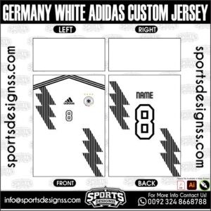 GERMANY WHITE ADIDAS CUSTOM JERSEY. GERMANY WHITE ADIDAS CUSTOM JERSEY, GERMANY WHITE ADIDAS CUSTOM JERSEY.GERMANY WHITE ADIDAS CUSTOM JERSEY, GERMANY WHITE ADIDAS CUSTOM JERSEY, GERMANY WHITE ADIDAS CUSTOM JERSEY SHIRT VECTOR, NEW GERMANY WHITE ADIDAS CUSTOM JERSEY 2022/23. Sublimation Football Shirt Pattern, Soccer JERSEY Printing Files, Football Shirt Ai Files, Football Shirt Vector, Football Kit Vector, Sublimation Soccer JERSEY Printing Files,