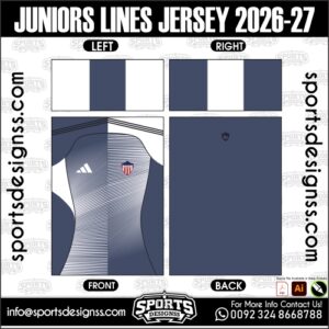 JUNIORS LINES JERSEY 2026-27. JUNIORS LINES JERSEY 2026-27, JUNIORS LINES JERSEY 2026-27.JUNIORS LINES JERSEY 2026-27, JUNIORS LINES JERSEY 2026-27, JUNIORS LINES JERSEY 2026-27 SHIRT VECTOR, NEW JUNIORS LINES JERSEY 2026-27 2022/23. Sublimation Football Shirt Pattern, Soccer JERSEY Printing Files, Football Shirt Ai Files, Football Shirt Vector, Football Kit Vector, Sublimation Soccer JERSEY Printing Files,