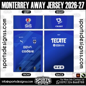 MONTERREY AWAY JERSEY 2026-27. MONTERREY AWAY JERSEY 2026-27, MONTERREY AWAY JERSEY 2026-27.MONTERREY AWAY JERSEY 2026-27, MONTERREY AWAY JERSEY 2026-27, MONTERREY AWAY JERSEY 2026-27 SHIRT VECTOR, NEW MONTERREY AWAY JERSEY 2026-27 2022/23. Sublimation Football Shirt Pattern, Soccer JERSEY Printing Files, Football Shirt Ai Files, Football Shirt Vector, Football Kit Vector, Sublimation Soccer JERSEY Printing Files,
